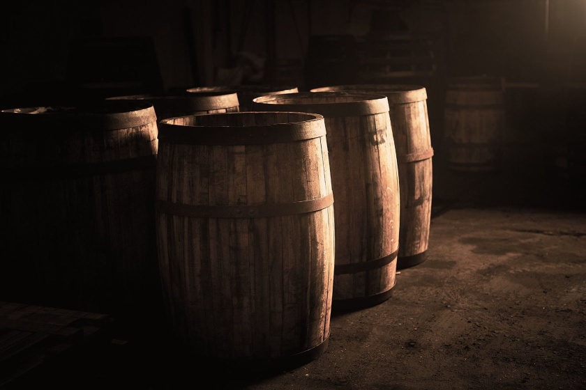 Kingswood蘋果酒包裝標簽設計-barells