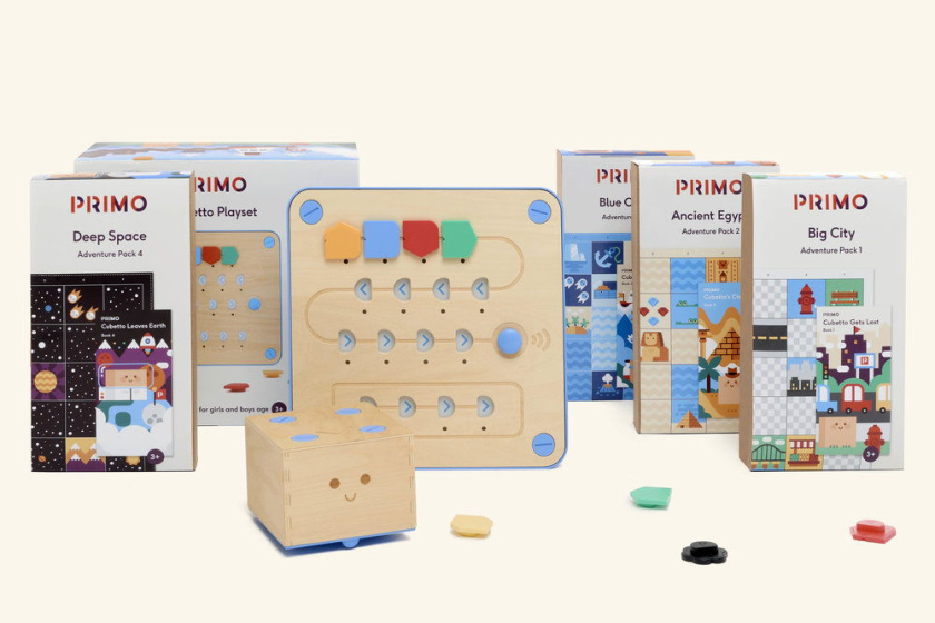 PRIMO玩具品牌積木包裝設(shè)計(jì)，展現(xiàn)了積木圖案與天然木材品質(zhì)