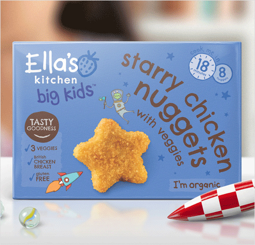 Ella''s Kitchen兒童冷凍食品系列新品logo設(shè)計(jì)包裝設(shè)計(jì)