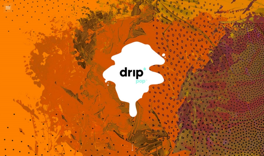 網(wǎng)頁設(shè)計技巧-用不規(guī)則的涂鴉斑點強化品牌