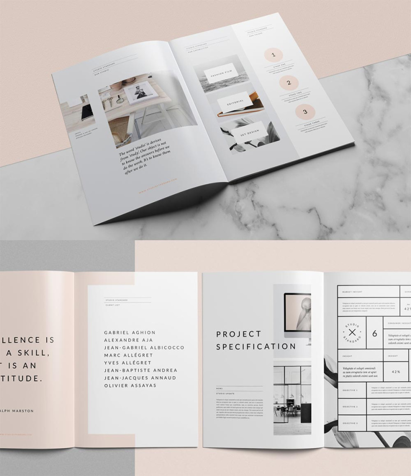 圣馬丁提案宣傳冊設(shè)計