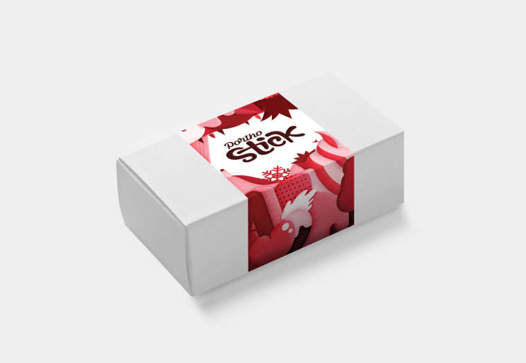 ”美麗甜蜜的童話(huà)世界“插畫(huà)風(fēng)格的冰棒冰棍包裝設(shè)計(jì)