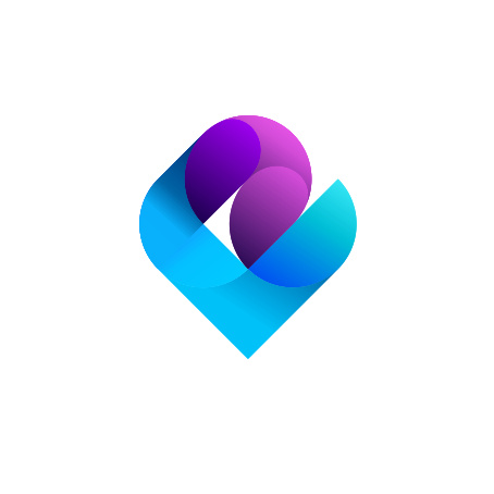 雙色調(diào)和漸變色設(shè)計(jì)-vlogeasy標(biāo)志設(shè)計(jì)