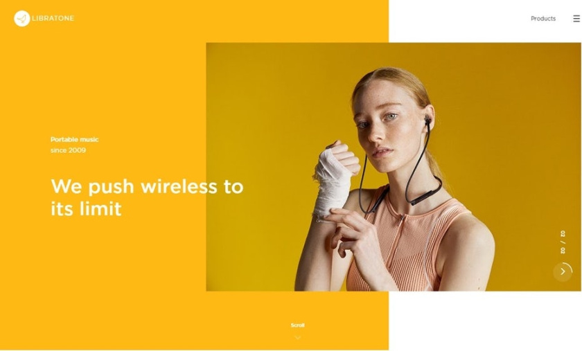 最小的無(wú)襯線字體-Libratone網(wǎng)頁(yè)設(shè)計(jì)，一個(gè)干凈但功能強(qiáng)大的網(wǎng)站的杰出范例