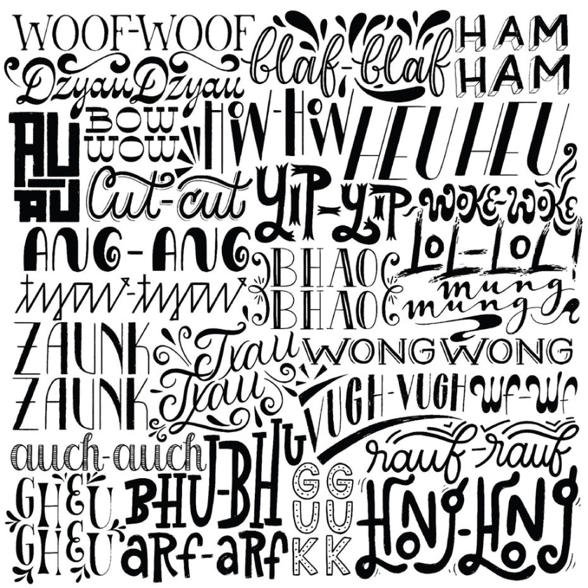 獨(dú)特的手工刻字-俏皮的刻字