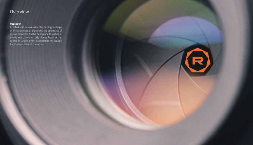 Regal富豪電影劇院logo設計,一個環(huán)繞的七變形+字母R Regal富豪電影劇院logo設計,一個環(huán)繞的七變形+字母R