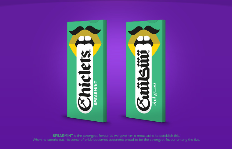 Chiclets 口香糖包裝設(shè)計(jì)“大嘴長舌頭篇”-上海包裝設(shè)計(jì)公司欣賞