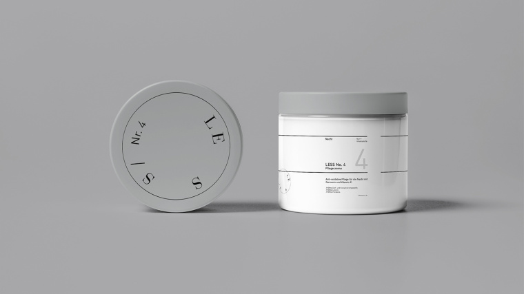 LESS化妝品品牌：最小的品牌標(biāo)識(shí)與最簡(jiǎn)單的包裝設(shè)計(jì)