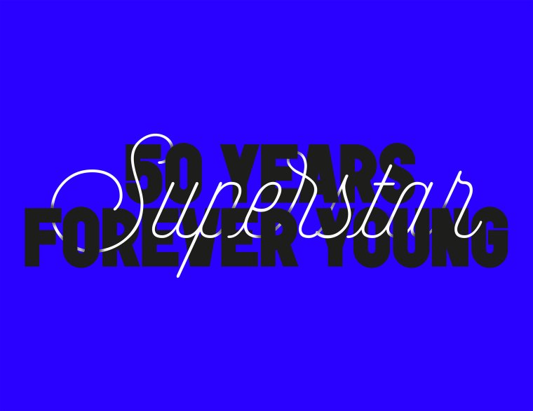 阿迪達(dá)斯超級(jí)巨星50周年紀(jì)念版紫色品牌設(shè)計(jì)與海報(bào)設(shè)計(jì)