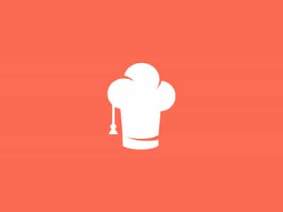 白色廚師帽子的logo設(shè)計(jì)