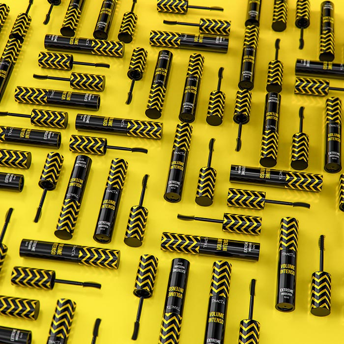 Tracta 睫毛膏包裝設(shè)計(jì)靈感,塑料和PVC材質(zhì)搭配幾何圖形 Tracta 睫毛膏包裝設(shè)計(jì)靈感,塑料和PVC材質(zhì)搭配幾何圖形