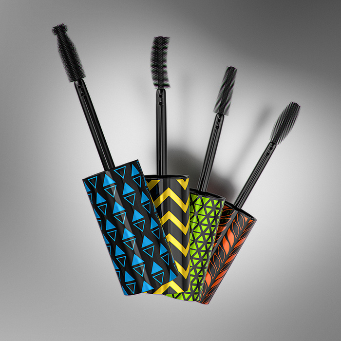 Tracta 睫毛膏包裝設(shè)計(jì)靈感,塑料和PVC材質(zhì)搭配幾何圖形 Tracta 睫毛膏包裝設(shè)計(jì)靈感,塑料和PVC材質(zhì)搭配幾何圖形