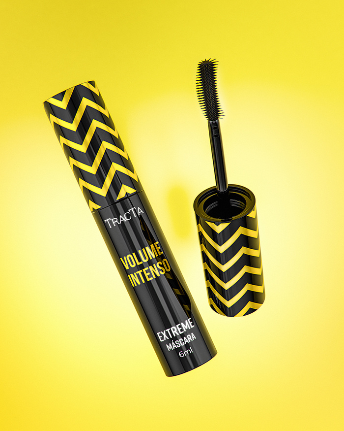 Tracta 睫毛膏包裝設(shè)計(jì)靈感,塑料和PVC材質(zhì)搭配幾何圖形 Tracta 睫毛膏包裝設(shè)計(jì)靈感,塑料和PVC材質(zhì)搭配幾何圖形