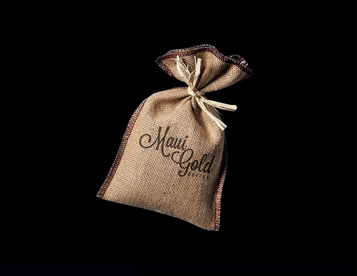 黃金大麻咖啡袋裝及咖啡飲料包裝設(shè)計(jì)，感受夏威夷島嶼文化