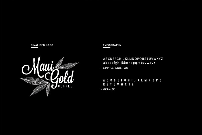 黃金大麻咖啡袋裝及咖啡飲料品牌形象設(shè)計(jì)，感受夏威夷島嶼文化
