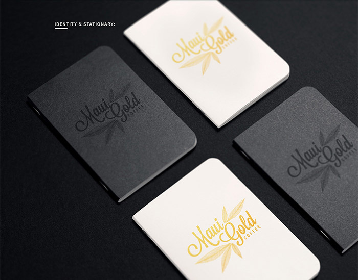 黃金大麻咖啡袋裝及咖啡飲料品牌形象設(shè)計(jì)，感受夏威夷島嶼文化