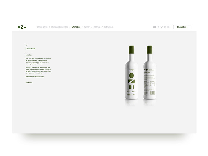One & Olive 希臘特級(jí)初榨橄欖油網(wǎng)站設(shè)計(jì)-上海網(wǎng)站設(shè)計(jì)建設(shè)公司