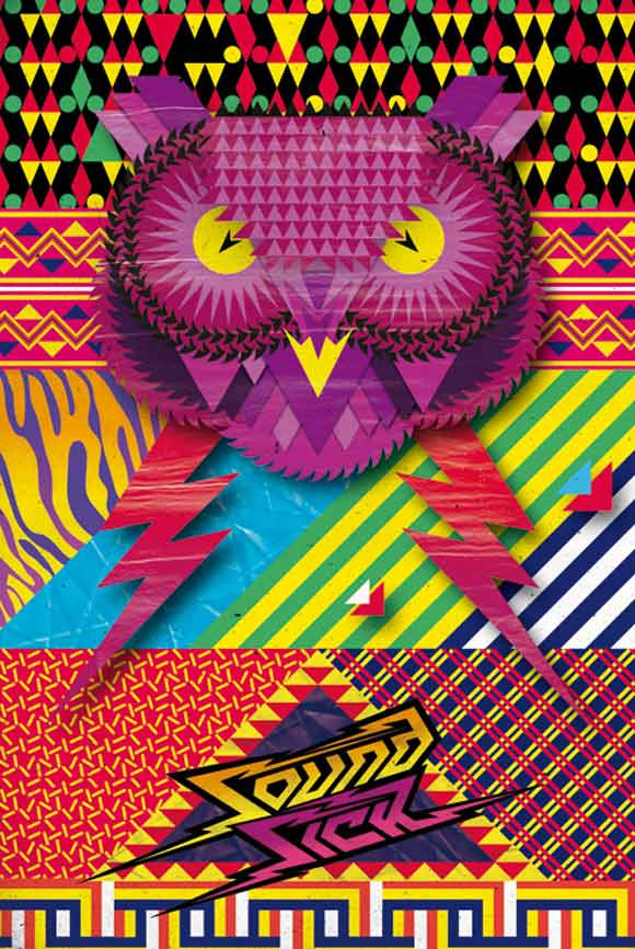 SoundSick俱樂部傳單宣傳單頁設計-上海平面設計公司