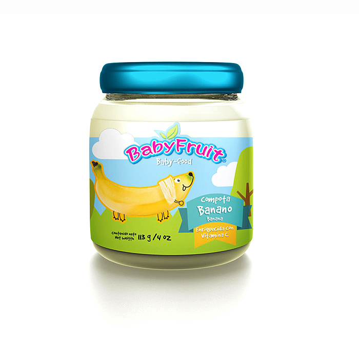 水果外形童趣動(dòng)物線條插畫風(fēng)格 BABYFRUIT嬰兒水果泥輔食包裝設(shè)計(jì)-上海包裝設(shè)計(jì)公司欣賞