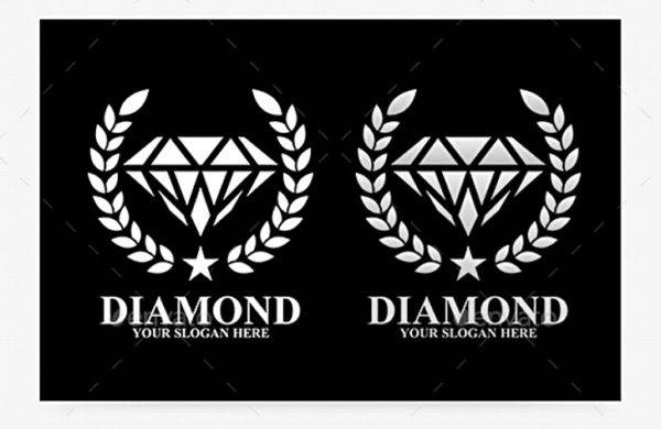 上海LOGO設(shè)計(jì)欣賞：橄欖花圈鉆石logo設(shè)計(jì)