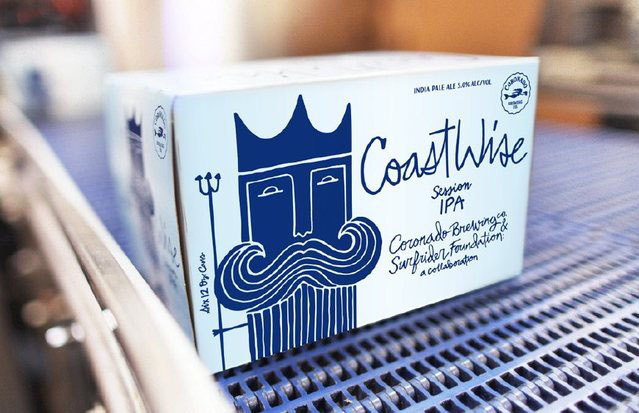 CoastWise啤酒包裝設(shè)計，居然將海王波塞冬畫成了人魚！