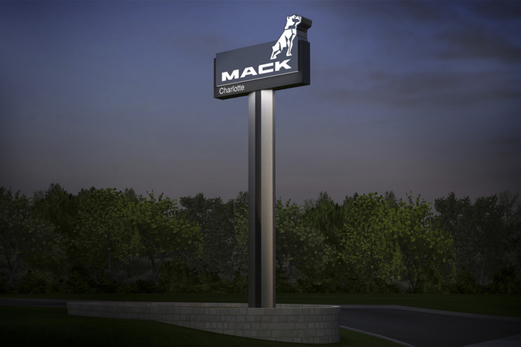 美國(guó)MACK重卡卡車品牌斗牛犬新標(biāo)志設(shè)計(jì)-銷售店形象堡壘-上海標(biāo)志設(shè)計(jì)公司 美國(guó)MACK重卡卡車品牌斗牛犬新標(biāo)志設(shè)計(jì)-銷售店形象堡壘-上海標(biāo)志設(shè)計(jì)公司