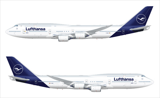 漢莎航空更新品牌logo設(shè)計-品牌配色