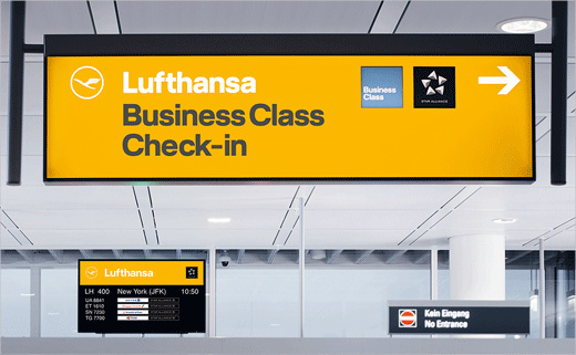 漢莎航空更新品牌logo設(shè)計-品牌配色