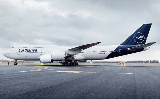 漢莎航空更新品牌logo設(shè)計-品牌配色