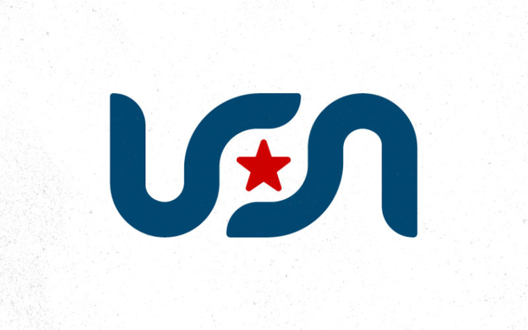美國(guó)UN足球隊(duì)logo設(shè)計(jì)-上海logo設(shè)計(jì)公司