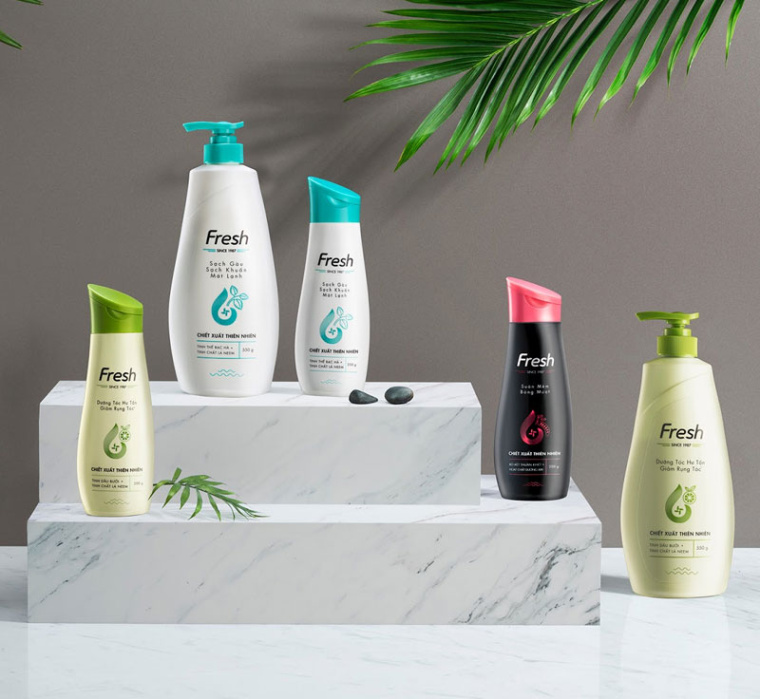 新鮮的洗發(fā)水包裝設(shè)計(jì)