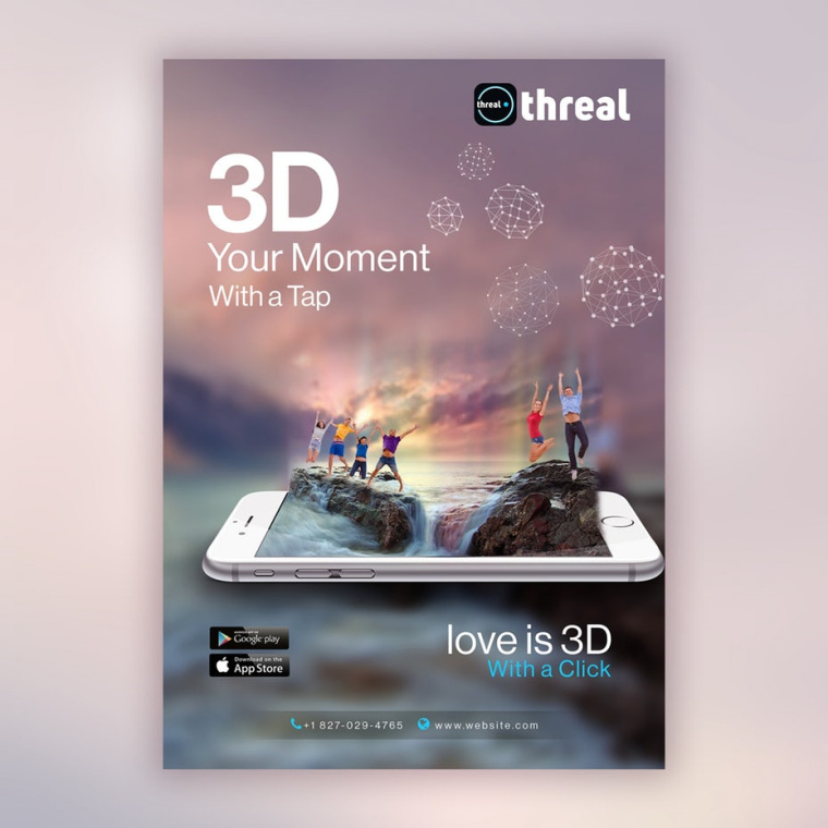 3D公司獨特海報設(shè)計-如何設(shè)計一個海報終極指南