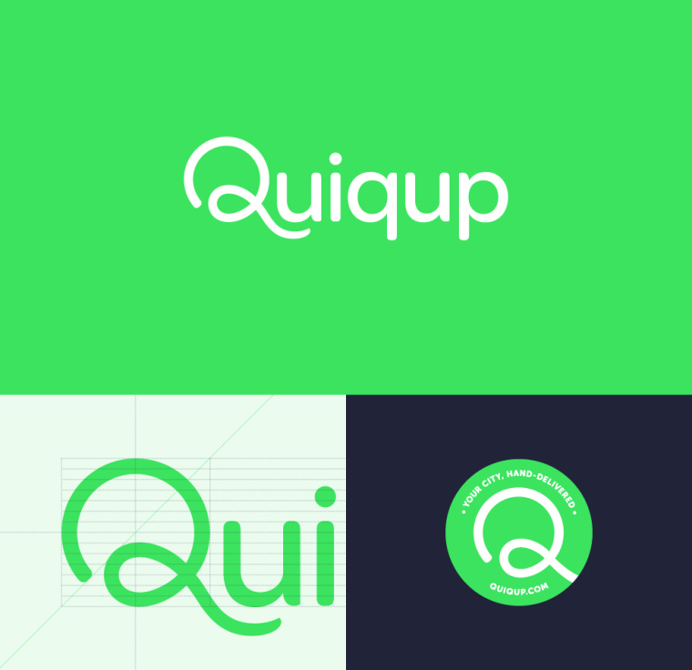 Quiqup 物流快遞配送公司品牌形象重塑-logo設計