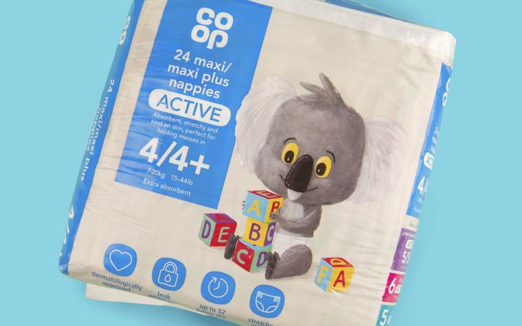 coop嬰兒尿布包裝設(shè)計,超可愛的玩偶插畫風(fēng)格 coop嬰兒尿布包裝設(shè)計,超可愛的玩偶插畫風(fēng)格