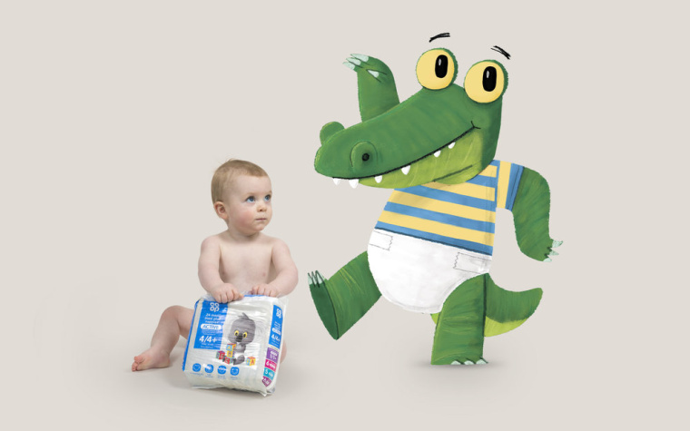 coop嬰兒尿布包裝設(shè)計,超可愛的玩偶插畫風(fēng)格 coop嬰兒尿布包裝設(shè)計,超可愛的玩偶插畫風(fēng)格