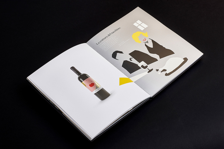 Nuceria Group國(guó)外酒文化宣傳畫(huà)冊(cè)設(shè)計(jì)“瓶子里的故事”-”-諾瑪和紅葡萄酒 Nuceria Group國(guó)外酒文化宣傳畫(huà)冊(cè)設(shè)計(jì)“瓶子里的故事”-”-諾瑪和紅葡萄酒