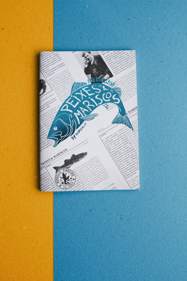 上海宣傳冊設計公司分享：報紙風格魚標本宣傳冊設計