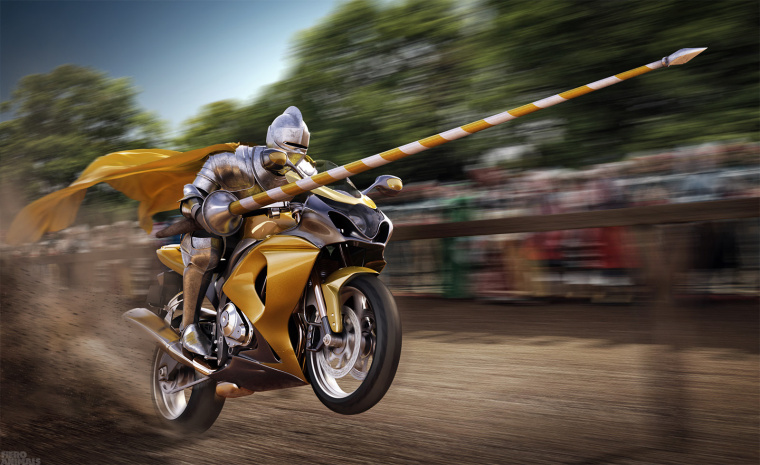 上海海報設(shè)計公司欣賞：奇幻的汽車摩托車創(chuàng)意海報設(shè)計