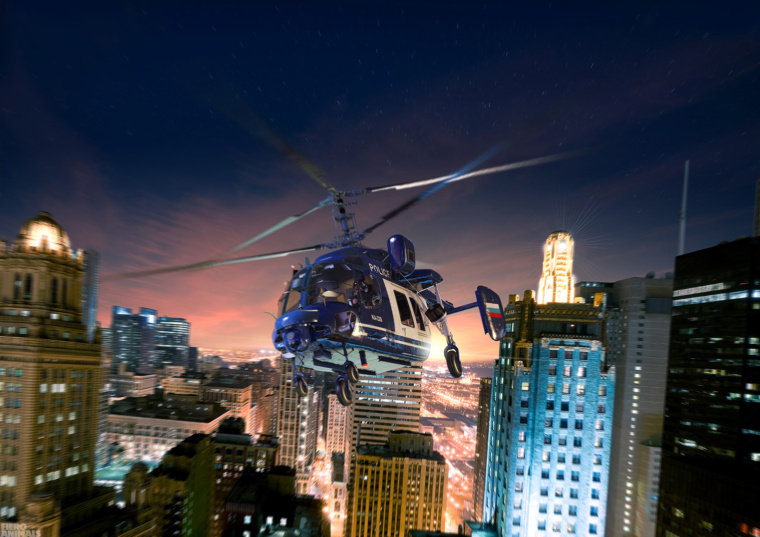 上海海報設(shè)計公司欣賞：一組俄羅斯奇幻的直升機(jī)飛機(jī)創(chuàng)意海報設(shè)計