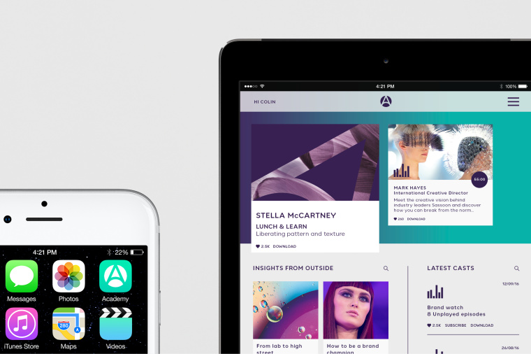 academy 科蒂美容教育學(xué)院logo設(shè)計品牌形象重塑設(shè)計-網(wǎng)站設(shè)計