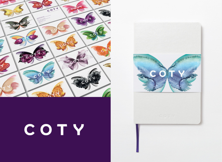 美麗的全球挑戰(zhàn)者COTY美容公司蝴蝶插圖品牌形象策劃設(shè)計 美麗的全球挑戰(zhàn)者COTY美容公司蝴蝶插圖品牌形象策劃設(shè)計