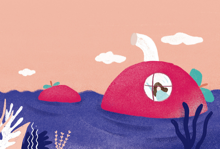 鳳梨酥店“一封情酥”插圖畫式包裝設(shè)計“情不自已，酥給了你”