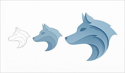 2018年10個(gè)最新標(biāo)志logo設(shè)計(jì)趨勢(shì)-重疊漸變偏移logo設(shè)計(jì)