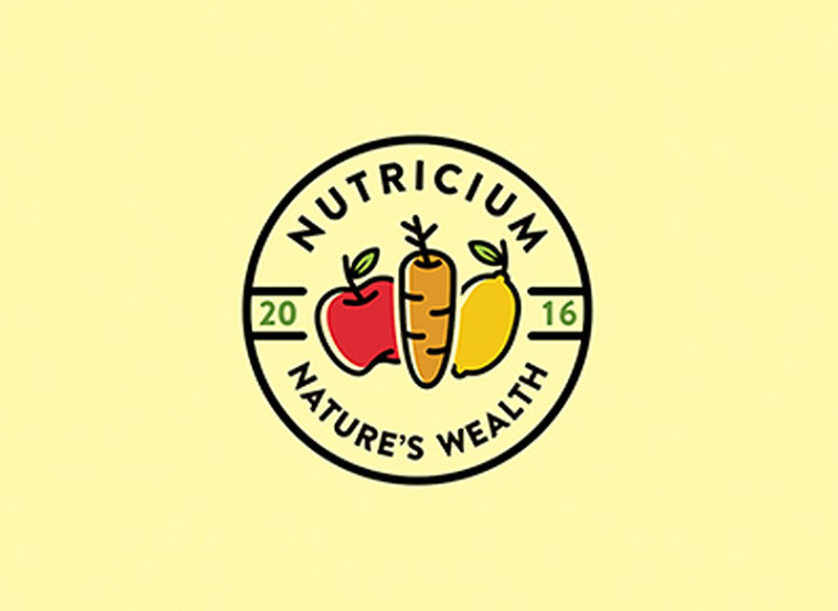 Nutricium logo設(shè)計(jì)-上海logo設(shè)計(jì)公司健康營養(yǎng)logo靈感