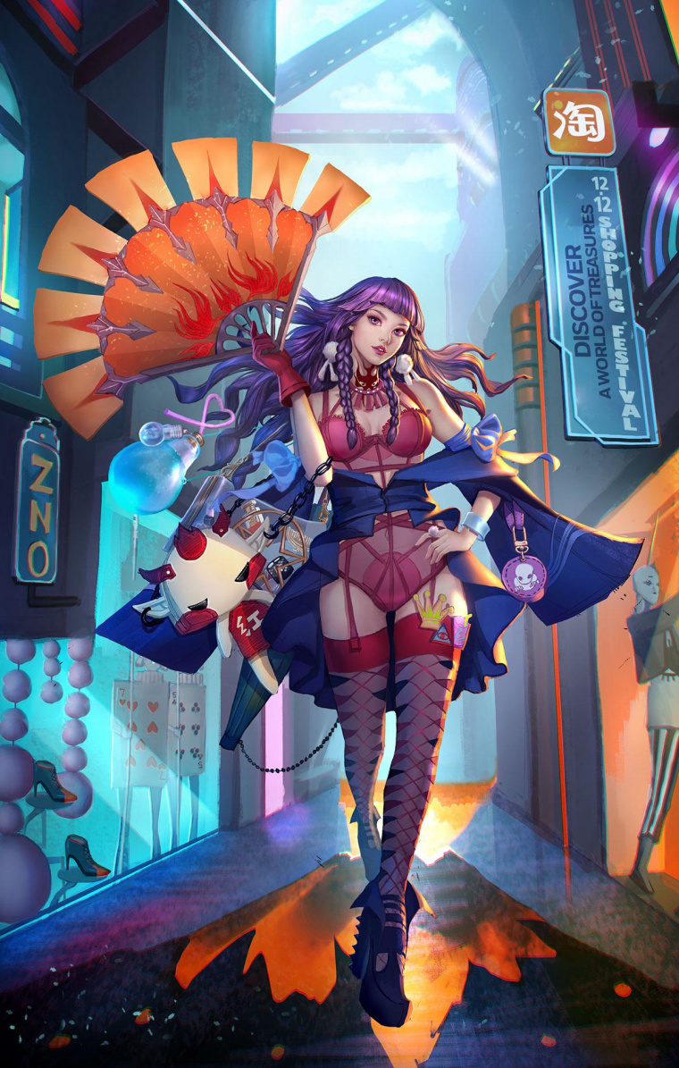 淘寶二次元風(fēng)格系列平面廣告創(chuàng)意設(shè)計(jì)“探索寶藏世界” 淘寶二次元風(fēng)格系列平面廣告創(chuàng)意設(shè)計(jì)“探索寶藏世界”