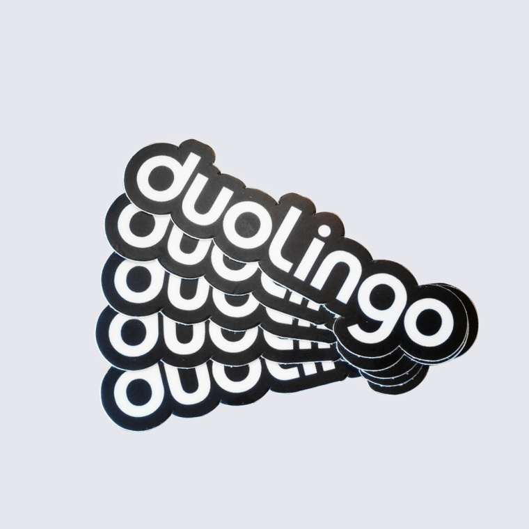 Duolingo語(yǔ)言學(xué)習(xí)翻譯網(wǎng)站標(biāo)志logo設(shè)計(jì)，一只獨(dú)特且有個(gè)性的綠色貓頭鷹