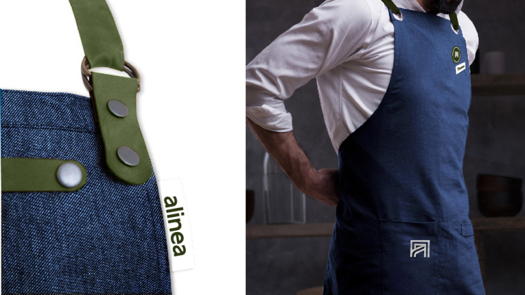 Alinéa法國家具裝飾公司商場標識logo設計與vi形象設計