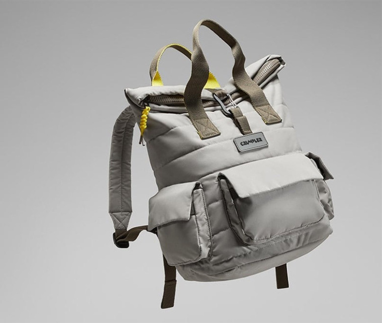 澳洲Crumpler小野人箱包品牌新logo設計，由字母組成的抽象人物