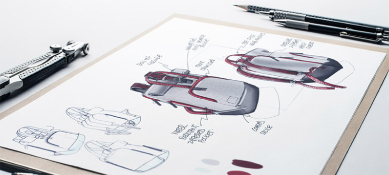 澳洲Crumpler小野人箱包品牌新logo設計，由字母組成的抽象人物