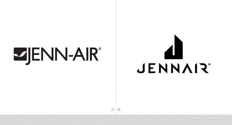JennAir廚房電器用具品牌LOGO設(shè)計,源自通風(fēng)爐灶和字母J的logo JennAir廚房電器用具品牌LOGO設(shè)計,源自通風(fēng)爐灶和字母J的logo